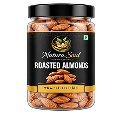 Roasted almonds (badam) fresh packed 250g,500g - Naturasoul